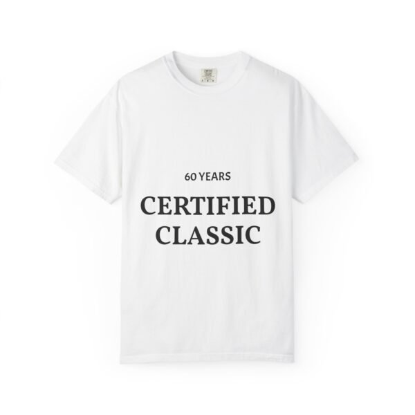 60 Years Certified Classic T-Shirt | Retro Typography Tee